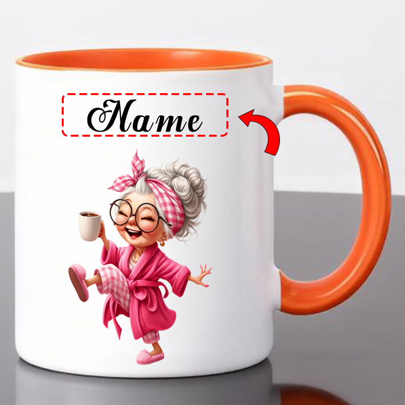 Custom Coffee Mug With Personalised Name Print